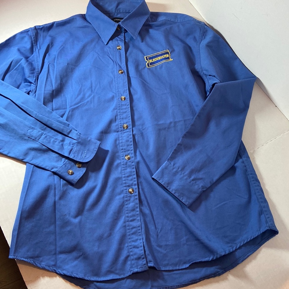 Blockbuster Video Employee button-down Dress Shirt